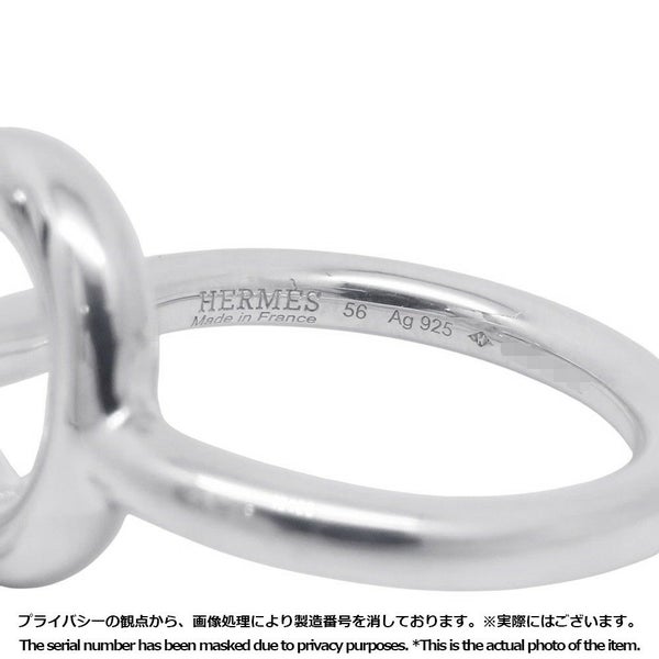 エルメス リング エシャペ MM Echapee SV925シルバー リングサイズ56 HERMES ジュエリー 指輪