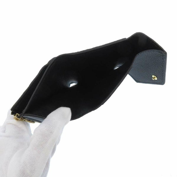 ルイヴィトン 三つ折り財布 モノグラム・アンプラント ポルトフォイユ・ゾエ M62935 黒