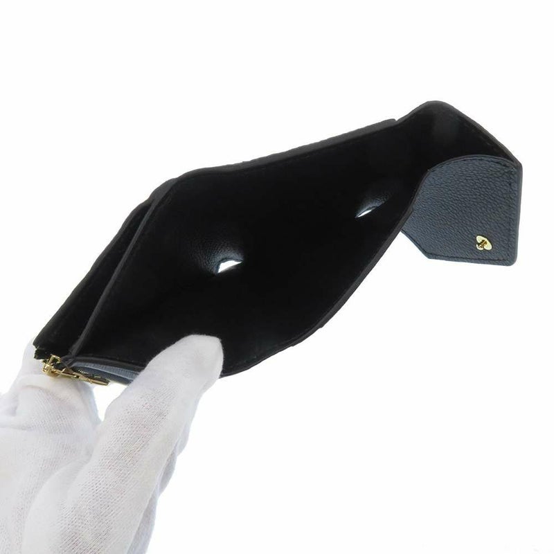 ルイヴィトン 三つ折り財布 モノグラム・アンプラント ポルトフォイユ・ゾエ M62935 黒