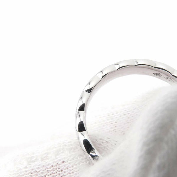 シャネル リング ココ クラッシュ コレクション ミニモデル K18WGホワイトゴールド リングサイズ51 J11793 CHANEL 指輪