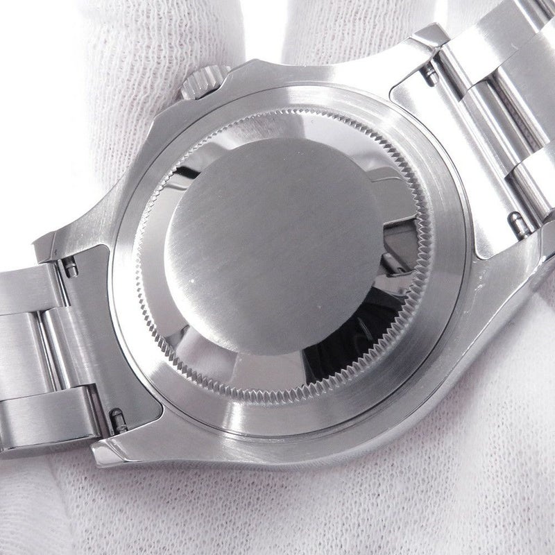 ロレックス ヨットマスター ロレジウム SS/プラチナ ランダムシリアル ルーレット 116622 ROLEX 腕時計 ブルー文字盤