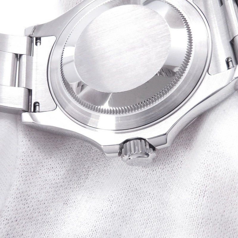 ロレックス ヨットマスター ロレジウム SS/プラチナ ランダムシリアル ルーレット 116622 ROLEX 腕時計 ブルー文字盤