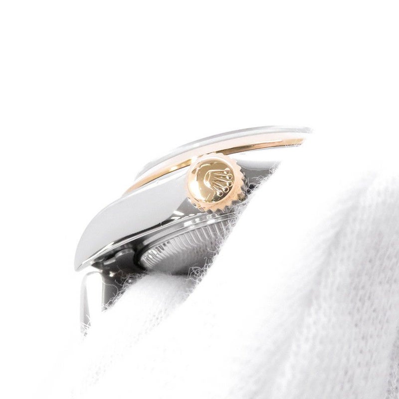 ロレックス デイトジャスト S番 SS/K18YG 69163 ROLEX 腕時計 スレート文字盤