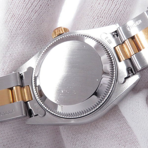 ロレックス デイトジャスト S番 SS/K18YG 69163 ROLEX 腕時計 スレート文字盤