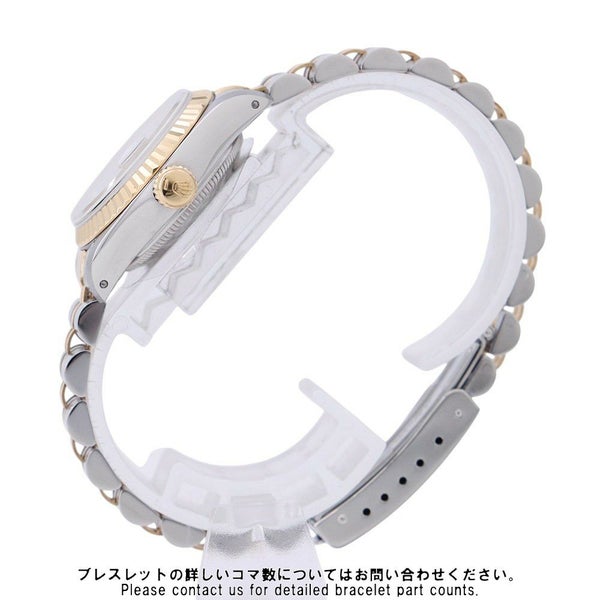 ロレックス デイトジャスト R番 SS/K18YG 69173 ROLEX 腕時計 黒文字盤