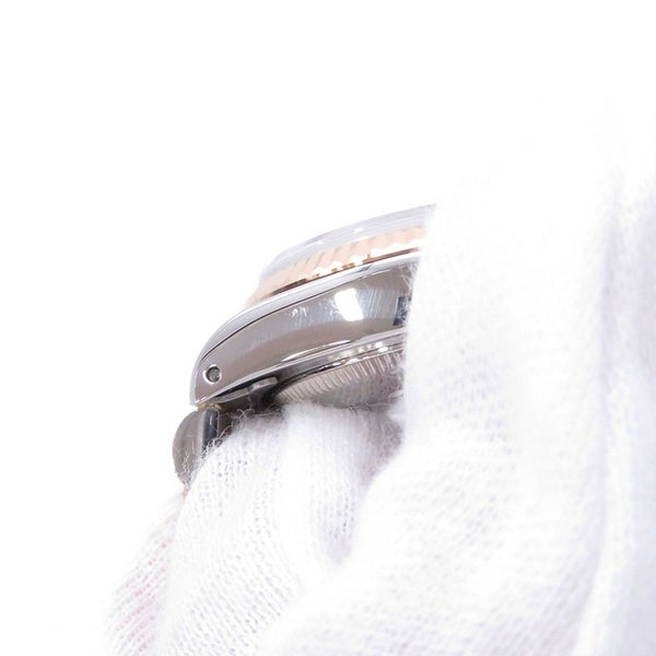 ロレックス デイトジャスト R番 SS/K18YG 69173 ROLEX 腕時計 黒文字盤