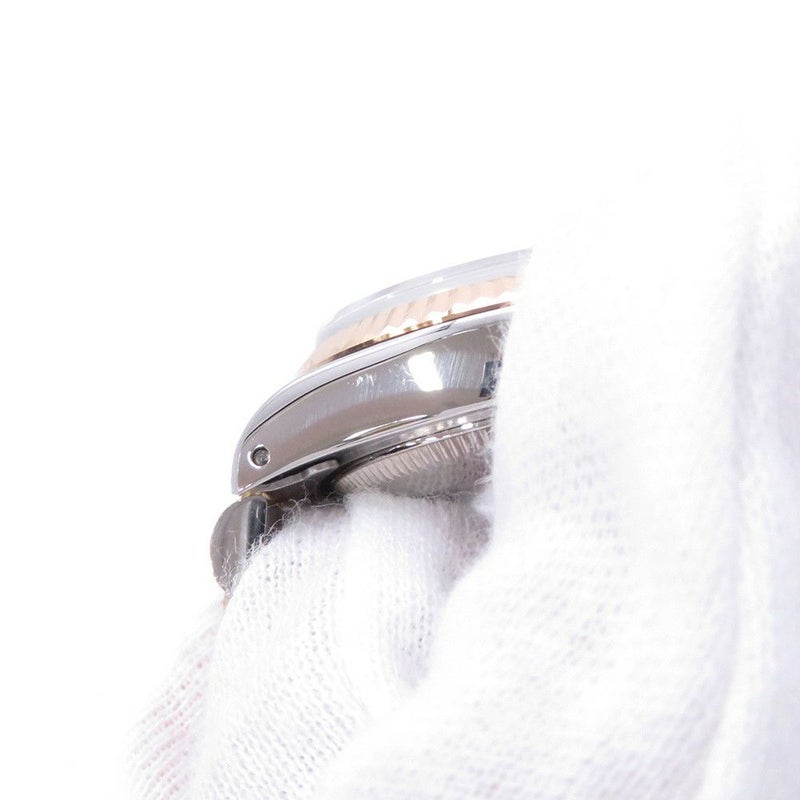 ロレックス デイトジャスト R番 SS/K18YG 69173 ROLEX 腕時計 黒文字盤