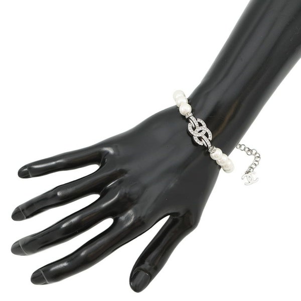 シャネル ブレスレット ココマーク フェイクパール ラインストーン 25 C ABF724 CHANEL アクセサリー