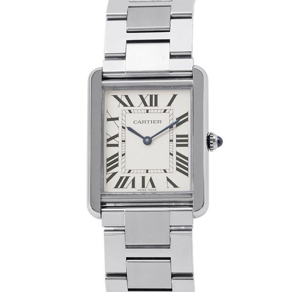 カルティエ タンク ソロ ウォッチ LM W5200014 Cartier 腕時計 ウォッチ シルバー文字盤 クォーツ