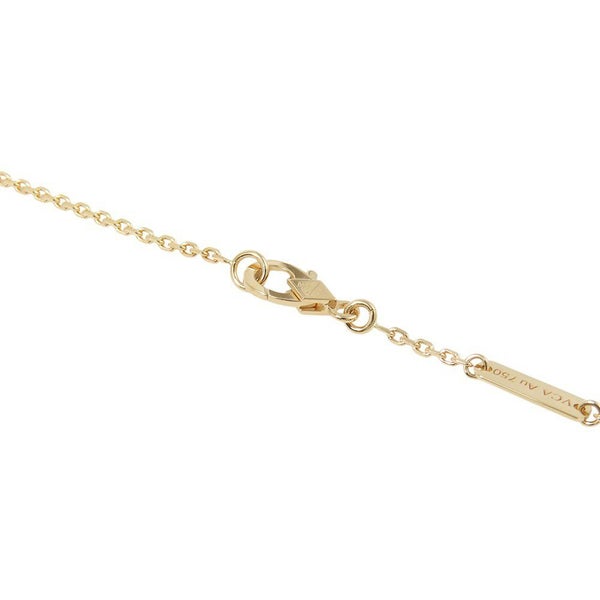 ヴァンクリーフ&アーペル ネックレス ヴィンテージ アルハンブラ ペンダント ギヨシェ K18YGイエローゴールド VCARP4KL00