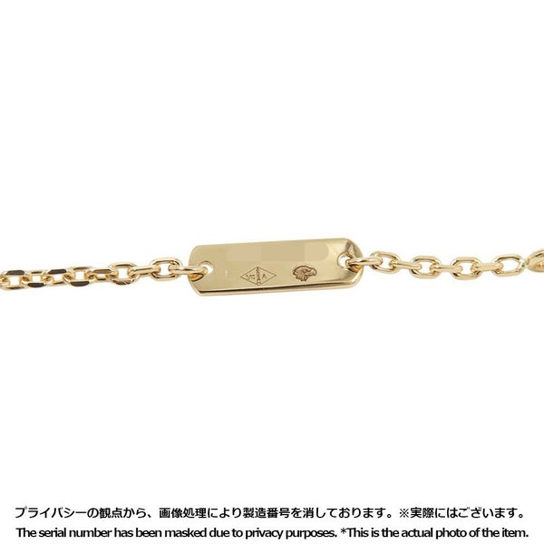 ヴァンクリーフ&アーペル ネックレス ヴィンテージ アルハンブラ ペンダント ギヨシェ K18YGイエローゴールド VCARP4KL00