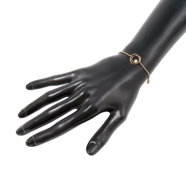 エルメス ブレスレット ヴェルティージュ・クール TPM ダイヤモンド 1P 0.05ct K18PGピンクゴールド サイズST Vertige Coeur