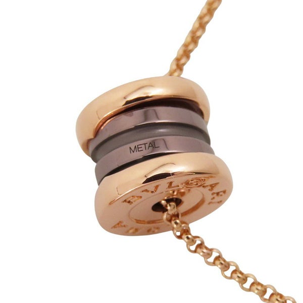 ブルガリ ネックレス ビーゼロワン B-zero1 K18PGピンクゴールド/ブロンズセラミック 353004 BVLGARI ジュエリー