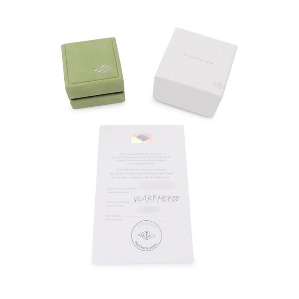 ヴァンクリ ネックレス ヴィンテージ アルハンブラ ピンクマザーオブパール/ダイヤ 1P K18PG VCARPMOP00 2025年ホリデー限定