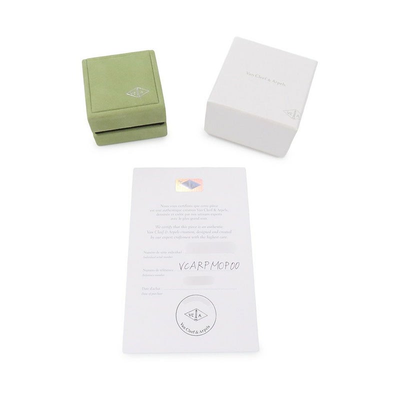 ヴァンクリ ネックレス ヴィンテージ アルハンブラ ピンクマザーオブパール/ダイヤ 1P K18PG VCARPMOP00 2025年ホリデー限定