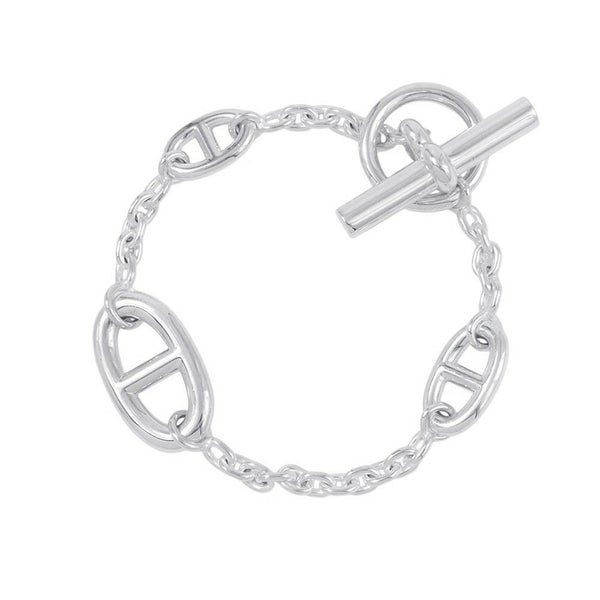 エルメス ブレスレット シェーヌダンクル ファランドール SV925シルバー サイズST HERMES ジュエリー