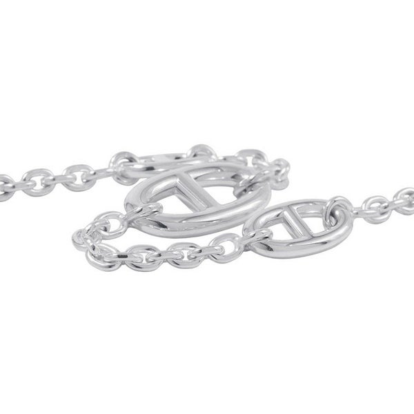 エルメス ブレスレット シェーヌダンクル ファランドール SV925シルバー サイズST HERMES ジュエリー