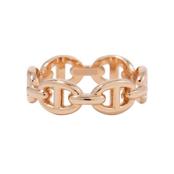 エルメス リング シェーヌダンクル アンシェネPM Enchainee K18PGピンクゴールド リングサイズ50 HERMES ジュエリー