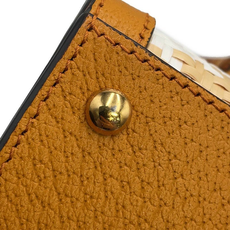 グッチ ハンドバッグ ダイアナ バンブー ミニ ラフィア レザー 702732 GUCCI 2way