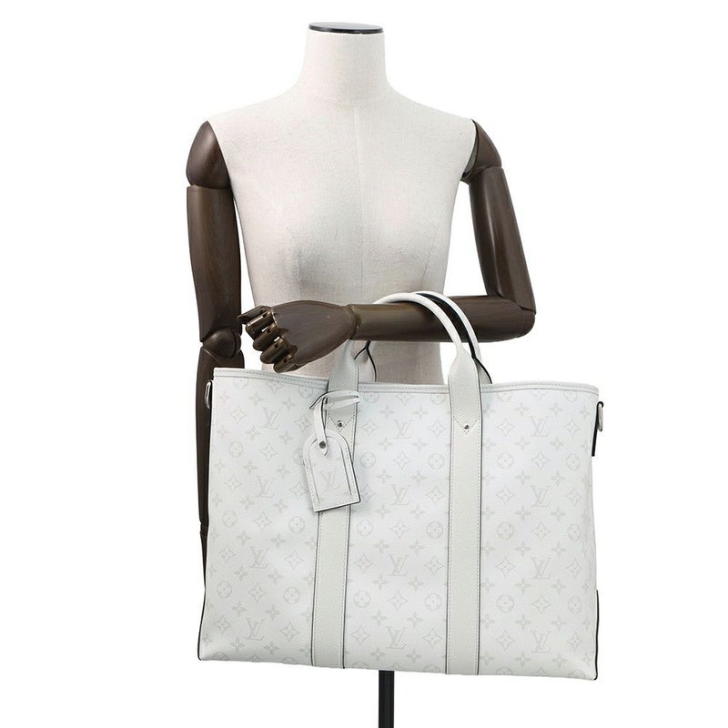 ルイヴィトン トートバッグ モノグラム/タイガ ウィークエンド・トート NM M30919 LOUIS VUITTON 2way 白 ホワイト タイガラマ