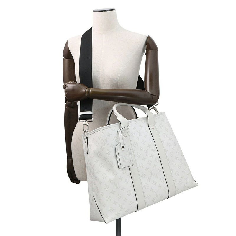 ルイヴィトン トートバッグ モノグラム/タイガ ウィークエンド・トート NM M30919 LOUIS VUITTON 2way 白 ホワイト タイガラマ