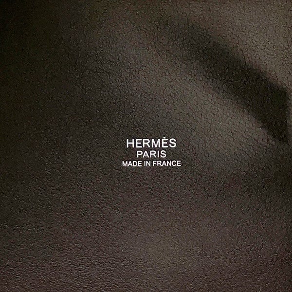 エルメス ハンドバッグ ピコタンロックPM ゴーチーム エベンヌ/シルバー金具 スイフト/フェルト W刻印