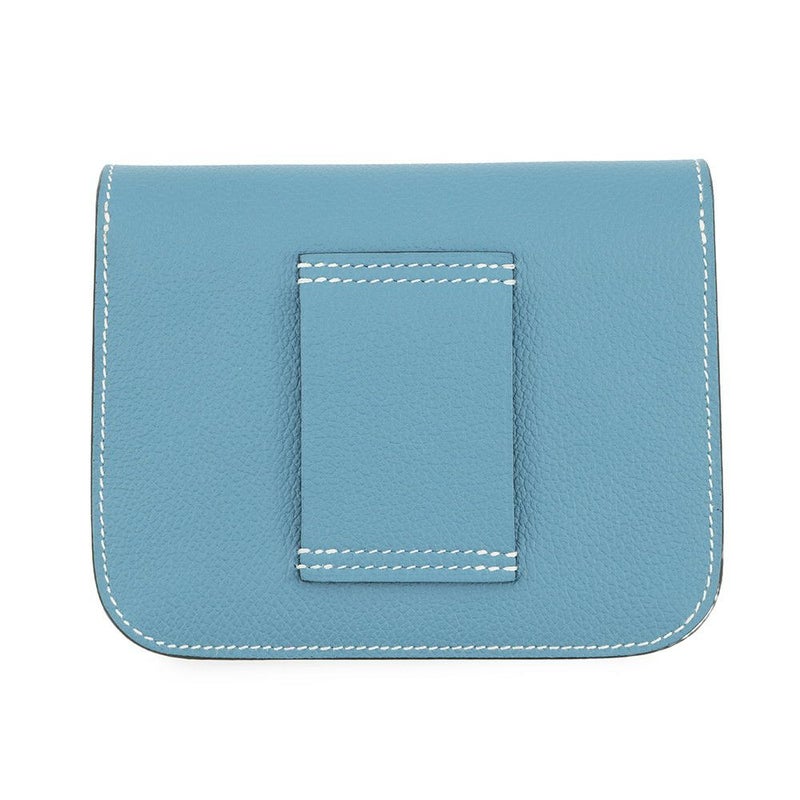 エルメス 財布 コンスタンス スリム ニューブルージーン/ゴールド金具 エバーカラー B刻印 財布