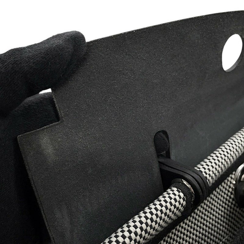 エルメス エールバッグジップPM ルトゥルネ ブラック/エクリュ/シルバー金具 トワルGM/ヴァッシュハンター U刻印 黒