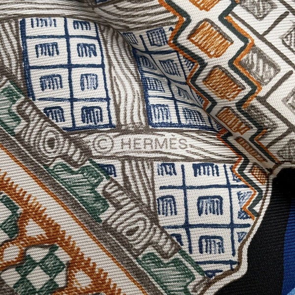 エルメス カレ90 Super Silk Quest スーパー・シルク・クエスト HERMES シルク 2023年秋冬 ソルド品