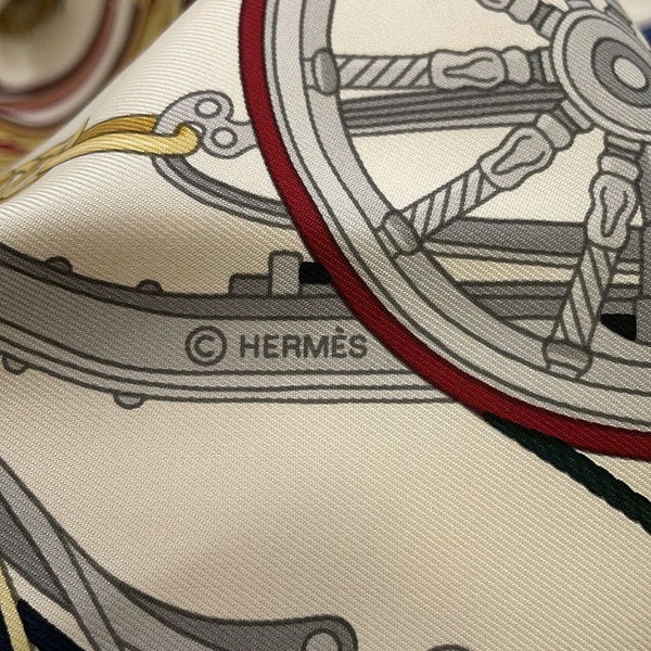 エルメス スカーフ カレ90 ステイトリー・ホイールズ Stately Wheels HERMES シルク 2025秋冬