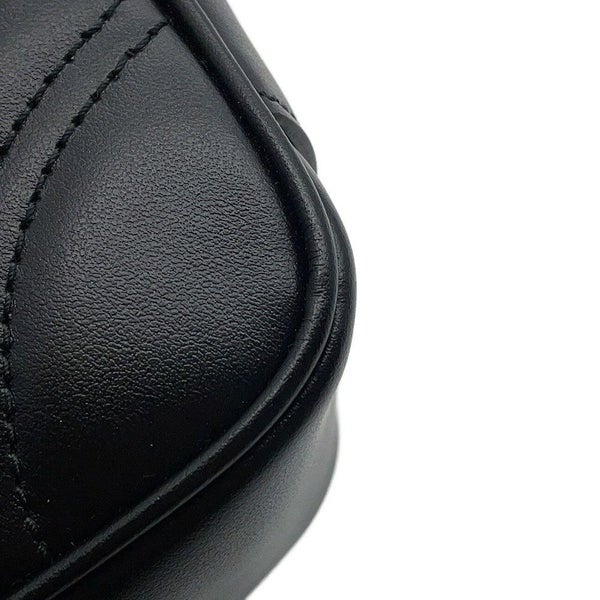 グッチ チェーンショルダーバッグ GGマーモント キルティング レザー 443497 GUCCI 黒