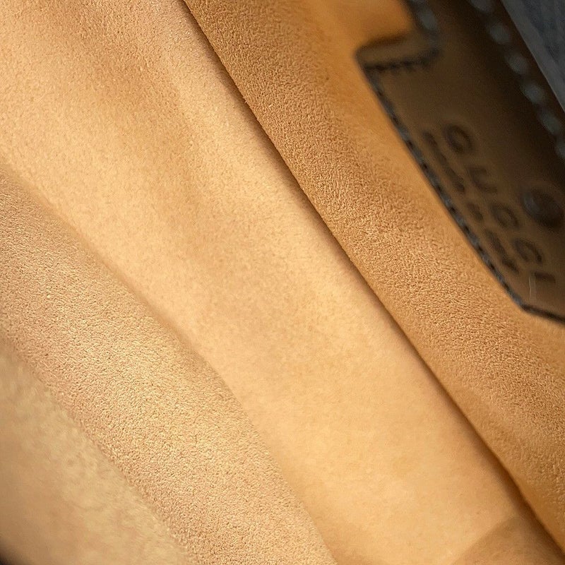 グッチ チェーンショルダーバッグ GGマーモント キルティング レザー 443497 GUCCI 黒