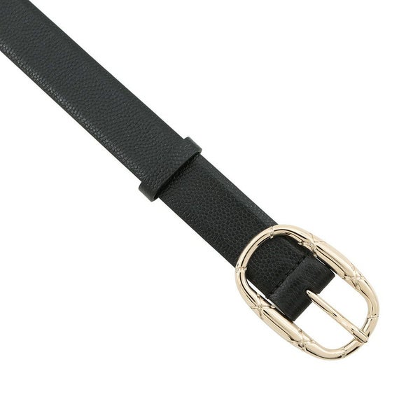 シャネル べルト ココマーク ロゴ レザー レディースサイズ80 B25 A AAB177 CHANEL 黒