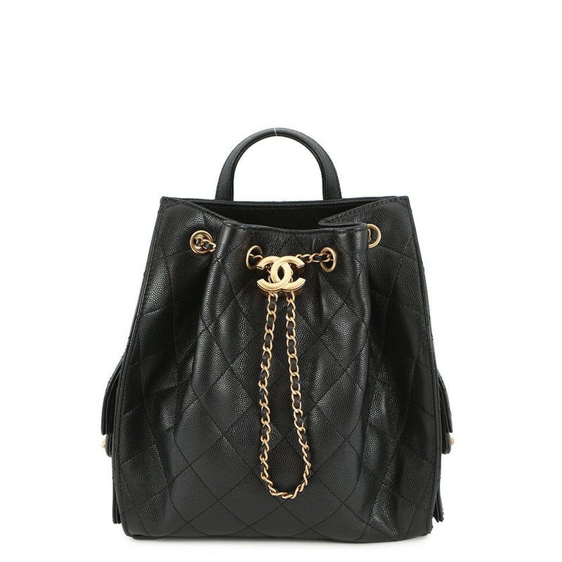 シャネル リュック CHANEL 25 ミディアム バックパック マトラッセ ココマーク キャビアスキン AS5600 2025/26年秋冬