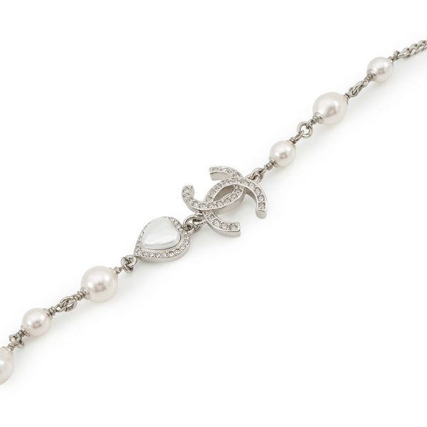 シャネル ネックレス ココマーク ハート フェイクパール ラインストーン B23 B ABB616 CHANEL アクセサリー