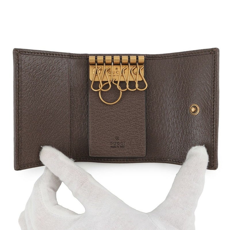 グッチ キーケース GGスプリーム 6連 PVC 603732 GUCCI