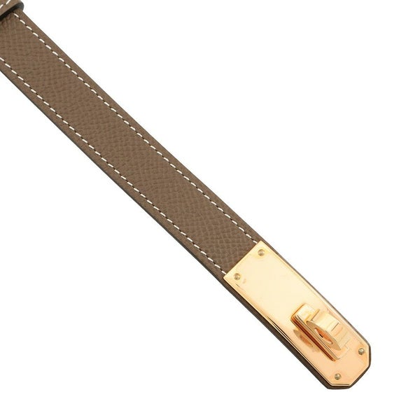 エルメス ケリーベルト ゴールド/ゴールド金具 エプソン U刻印 HERMES べルト