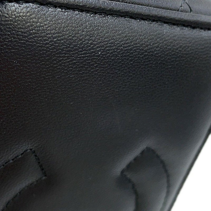 シャネル チェーンバニティバッグ マトラッセ ココマーク ラムスキン AP1472 CHANEL 黒