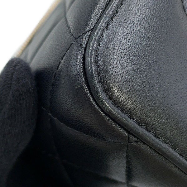 シャネル チェーンバニティバッグ マトラッセ ココマーク ラムスキン AP1472 CHANEL 黒