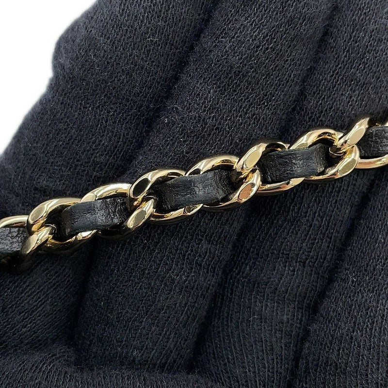 シャネル チェーンバニティバッグ マトラッセ ココマーク ラムスキン AP1472 CHANEL 黒