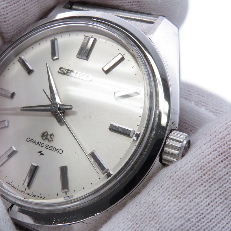 セイコー グランドセイコー 44GS ダイアショック 4420-9000 SEIKO 腕時計 シルバー文字盤
