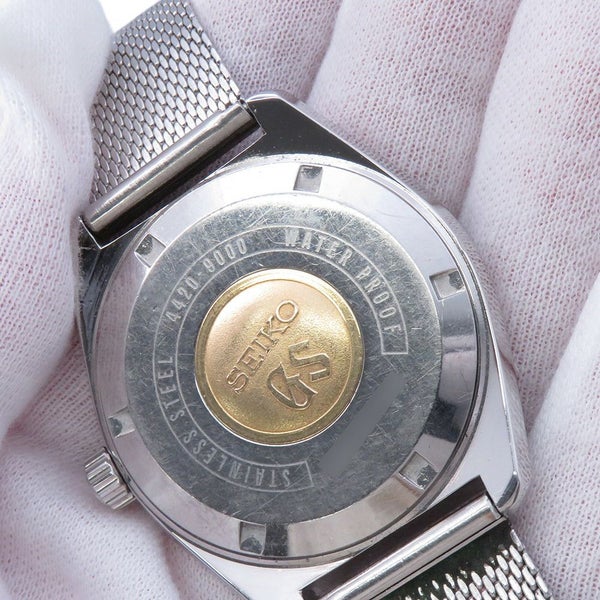 セイコー グランドセイコー 44GS ダイアショック 4420-9000 SEIKO 腕時計 シルバー文字盤