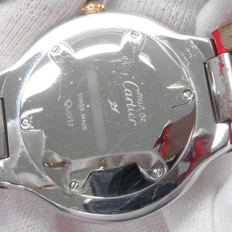 カルティエ マスト21 ヴァンティアン W10073R6 Cartier 腕時計 シルバー文字盤 クォーツ