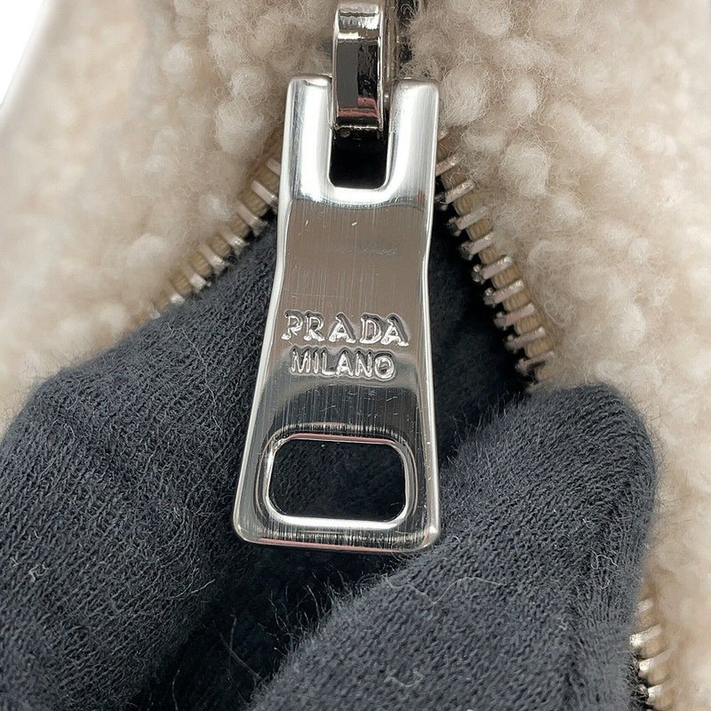 プラダ ショルダーバッグ ファー ホーボーバッグ パイル 1BC151 PRADA