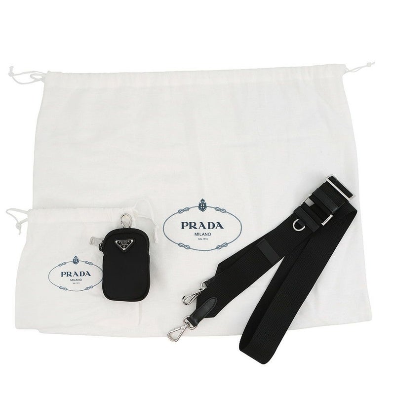 プラダ トートバッグ Re-Nylon ナイロン 1BG354 PRADA 2way 黒