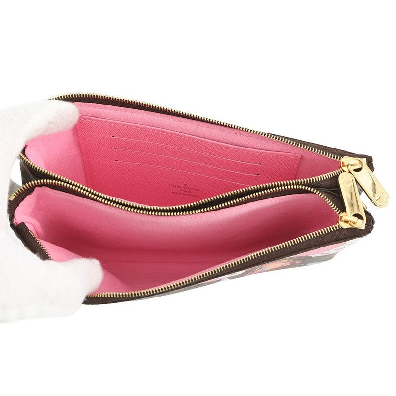 ルイヴィトン チェーンショルダーバッグ モノグラム ヴィヴィエンヌ ポシェット・ドゥーブル ジップ M68486 LOUIS VUITTON