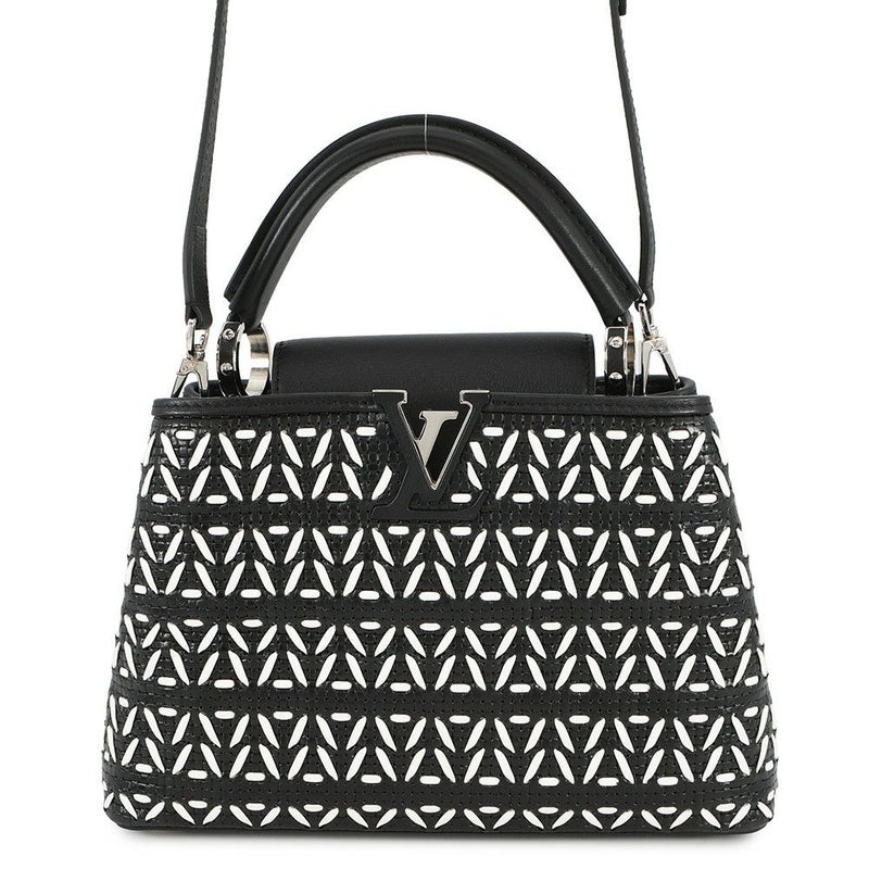 ルイヴィトン ハンドバッグ レザー カプシーヌBB M42641 LOUIS VUITTON 2wayショルダーバッグ ブラック 黒