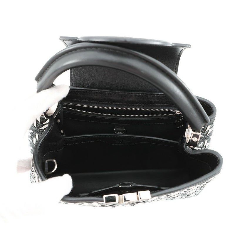 ルイヴィトン ハンドバッグ レザー カプシーヌBB M42641 LOUIS VUITTON 2wayショルダーバッグ ブラック 黒