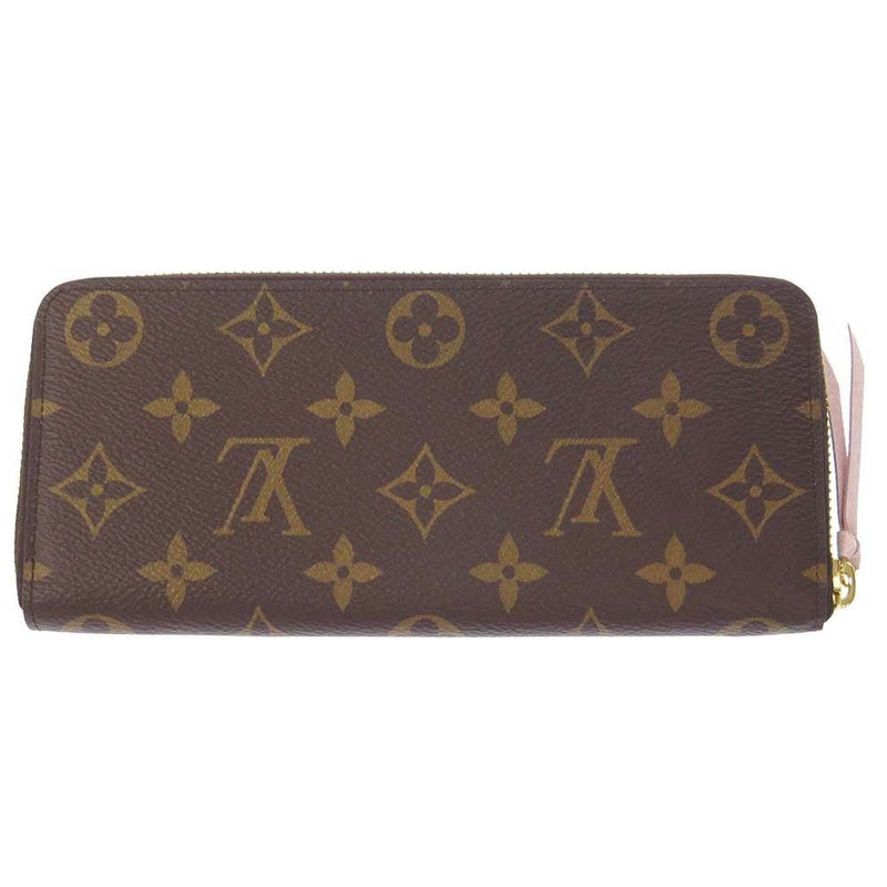 ルイヴィトン 長財布 モノグラム ポルトフォイユ・クレマンス M61298 LOUIS VUITTON ローズ・バレリーヌ
