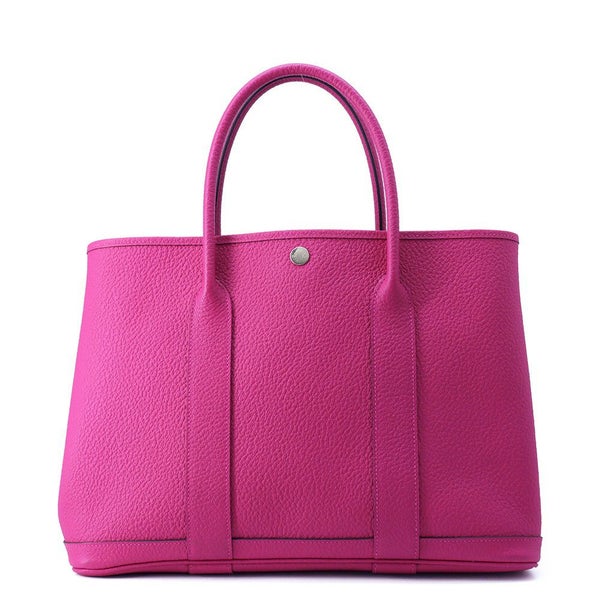 エルメス トートバッグ ガーデンパーティPM ローズパープル/シルバー金具 ネゴンダ A刻印